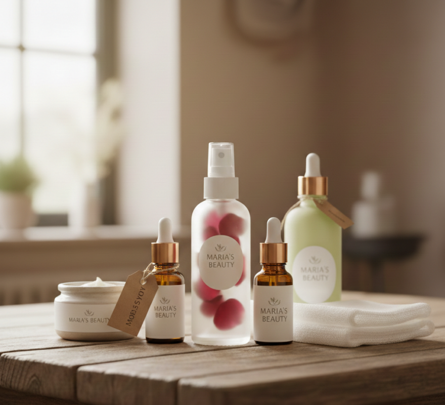 Organische-huidproducten-voor huidverbetering