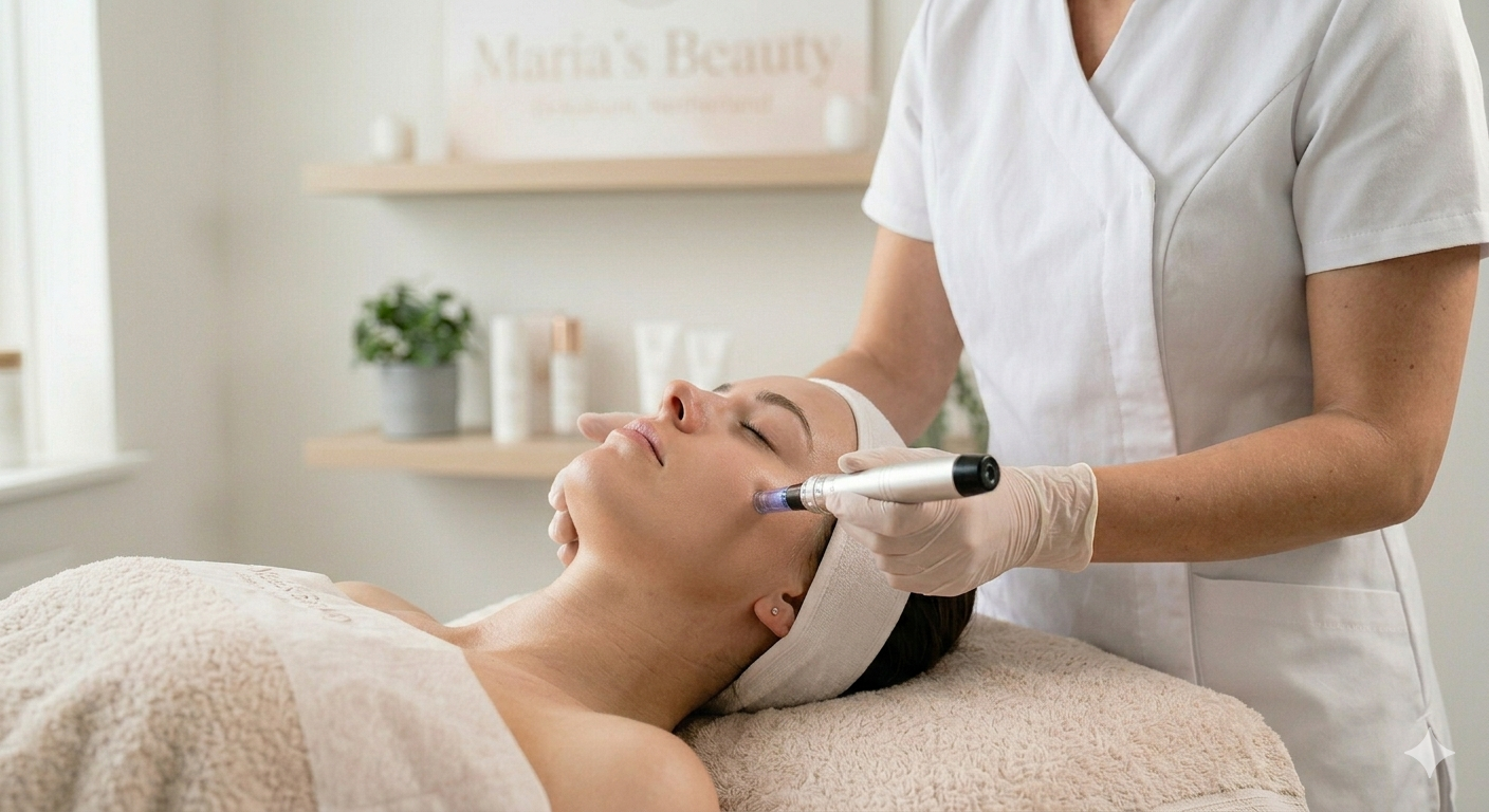 Microneedling behandeling Maria's Beauty Dirkshorn
